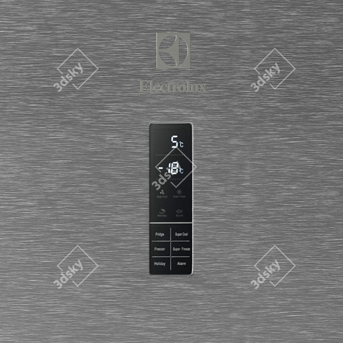 Electrolux Refrigerator Set: Stay Cool with Style 3D model image 3