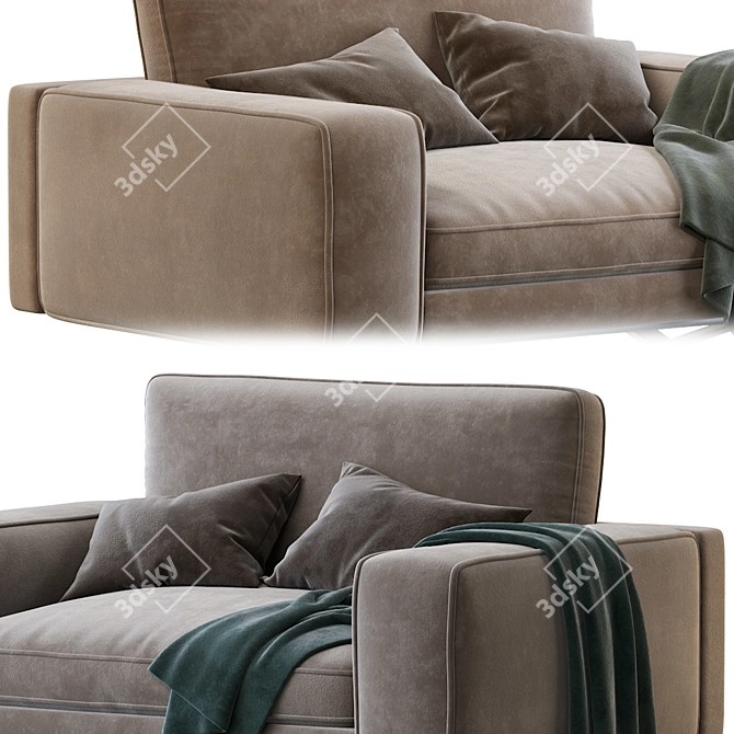 Modern Fenix Armchair | Sleek Design & Comfort 3D model image 3