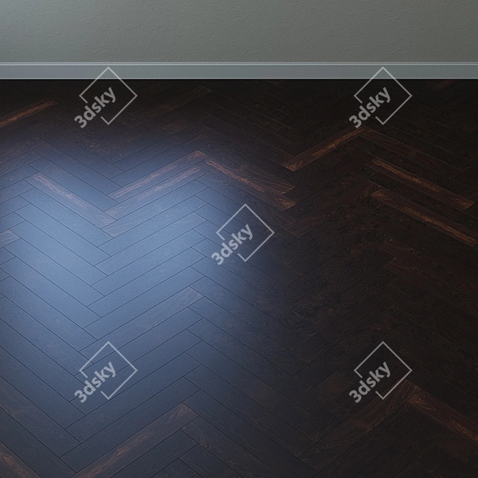 HARO Agate Oak Plank: Elegant & Stylish 3D model image 3