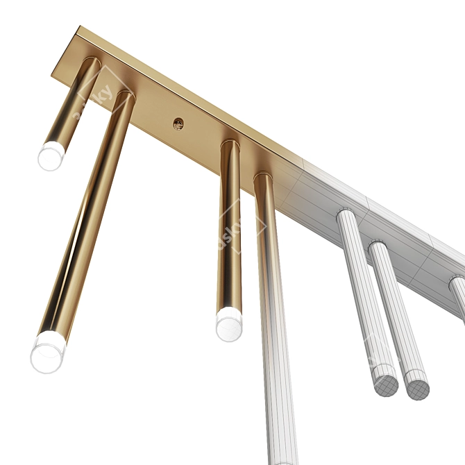Title: Elegant RHEA C Standing Lamp 3D model image 8