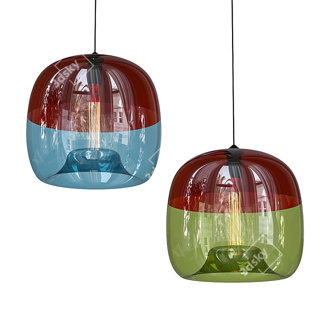 Modern Luxury Loft Chandelier 3D model image 1