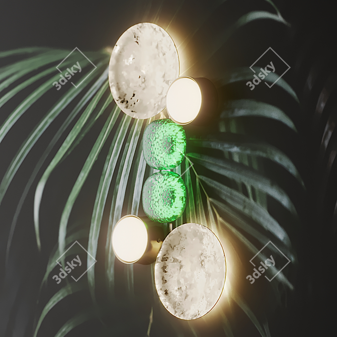 Glamorous GIOIELLI 03 Wall Sconce 3D model image 4