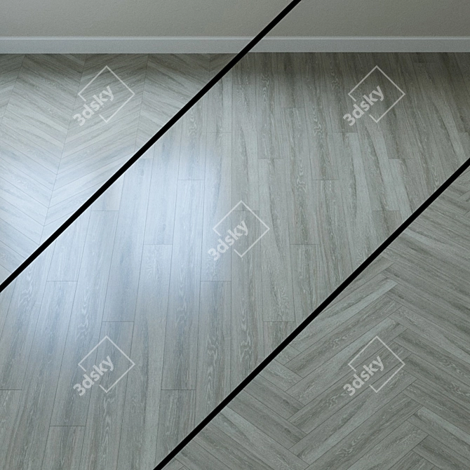 Elegant Vinyl Laminate: Zeta La Casa 6619-1 Naples 3D model image 1
