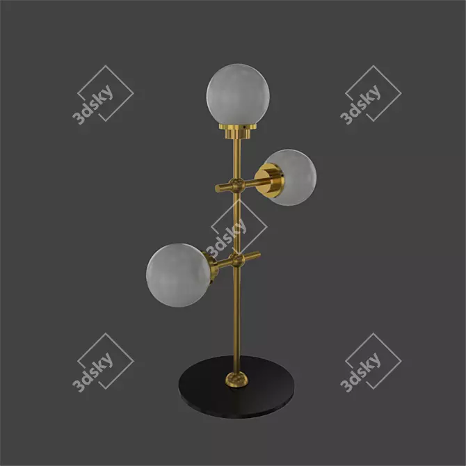 Elegant 2508 Table Lamp: Modern Design 3D model image 2