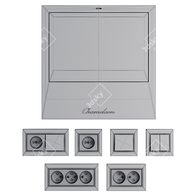 Chameleon S11: Advanced Video Intercom 3D model image 2