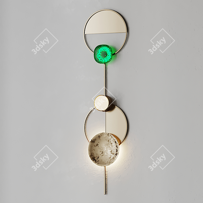Elegant Gioielli 04 Wall Sconce 3D model image 1