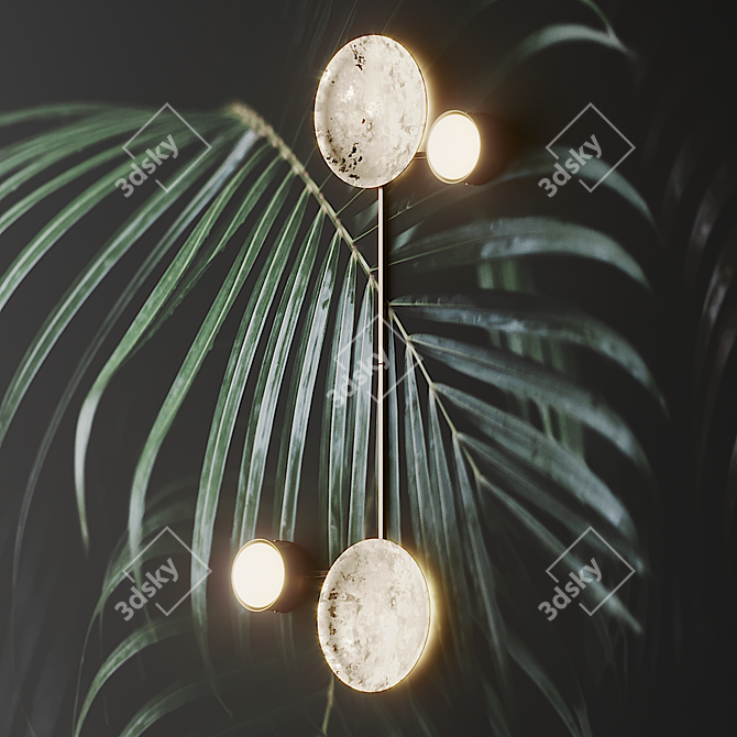 Glamour Shine Wall Sconce 3D model image 4