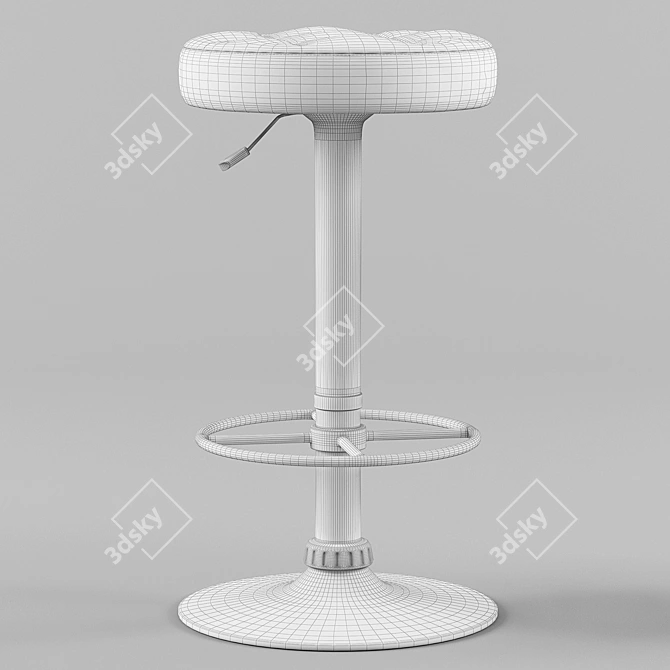 Orbita WX-2008 Gas Lift Bar Stool 3D model image 4