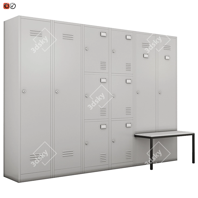 Secure Storage for Your Belongings. 3D model image 1