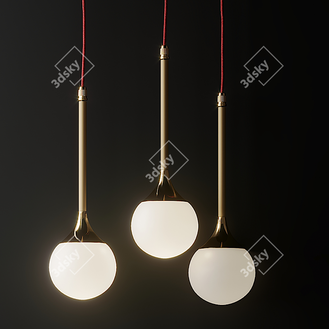 Modern Pendant Lights for a Stylish Touch 3D model image 2