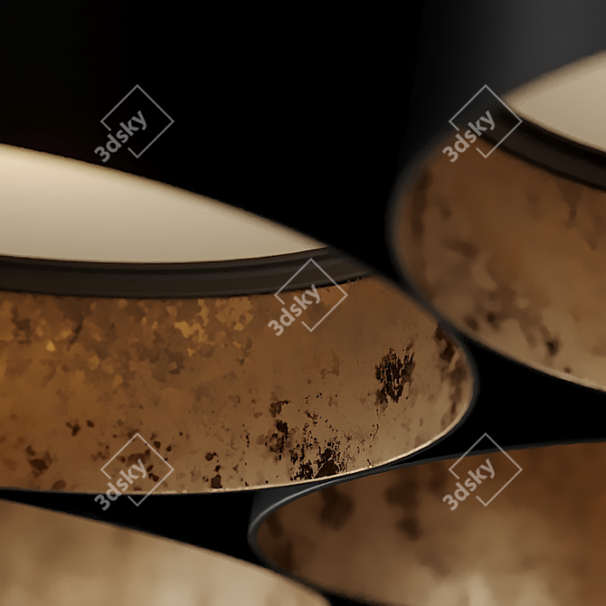 Elegant LED Pendant Lighting 3D model image 3