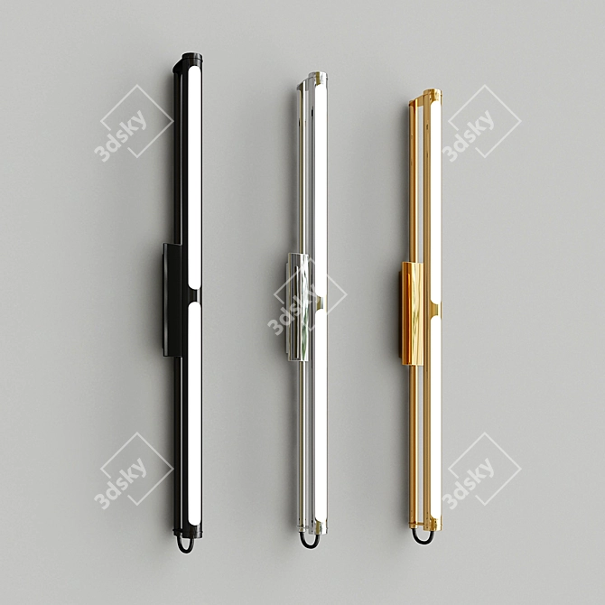Elegant Bloomsbury Wall Lamp 3D model image 2