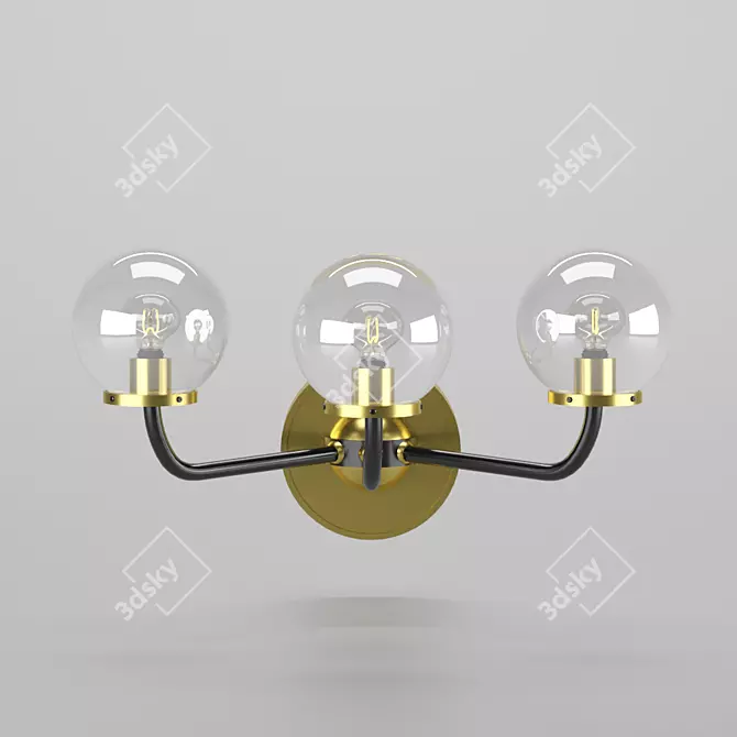 Elegant Crystal Chandelier 2308 3D model image 1