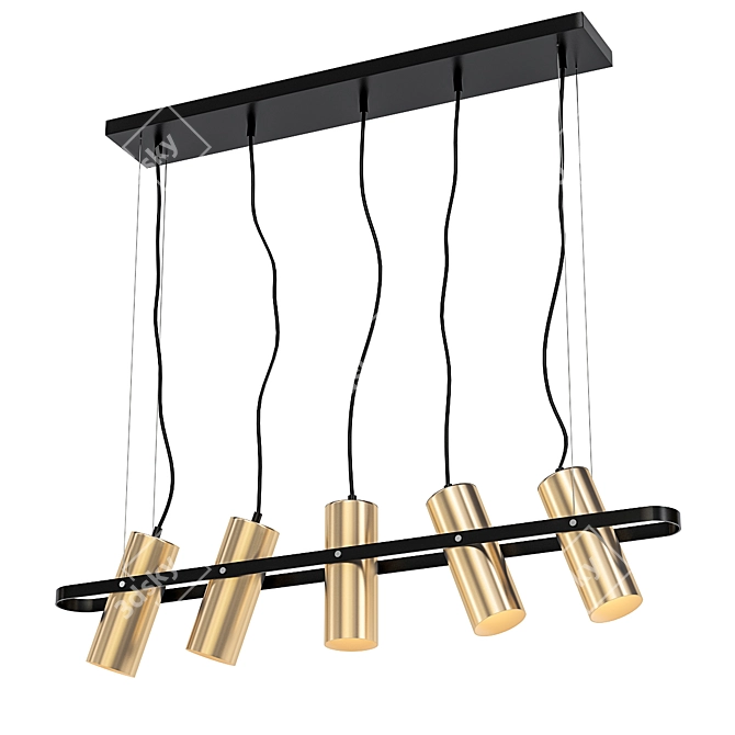 Elegant Claire Pendant Light 3D model image 1