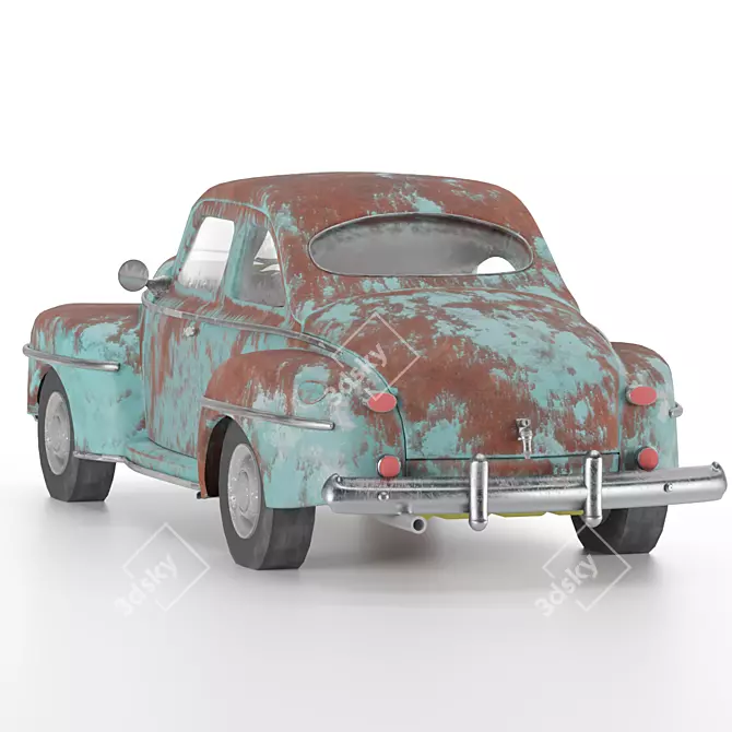 Vintage Ford 1948 Classic Car 3D model image 2