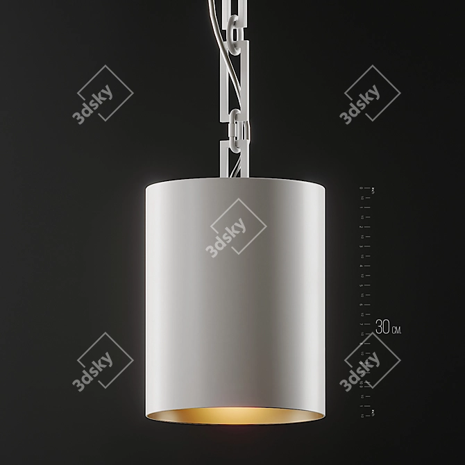 Stylish Alston Mini Pendant 3D model image 1