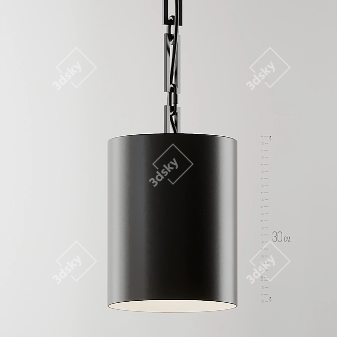 Stylish Alston Mini Pendant 3D model image 3