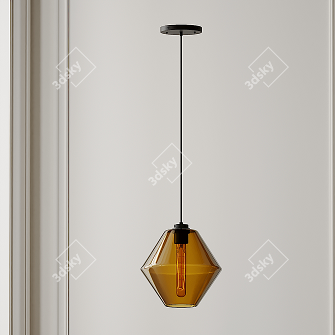 Handcrafted Trove Pendant: Timeless Elegance by Jeremy Pyles 3D model image 5