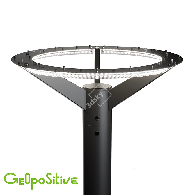 Street and Park Luminaire B1 OM  Modern and Efficient Outdoor Lighting 3D model image 1