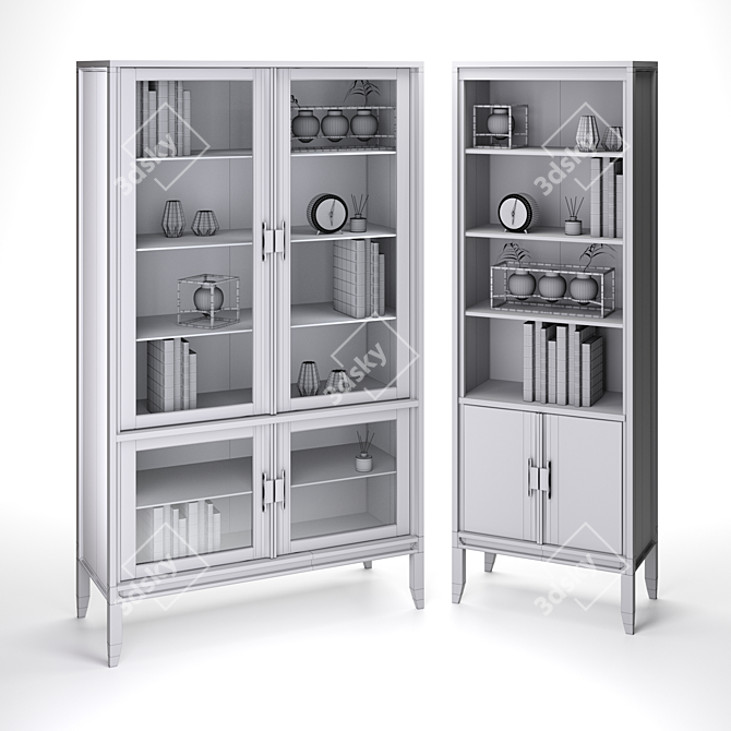 Elevate Your Décor with Dantone Home Shelving 3D model image 4