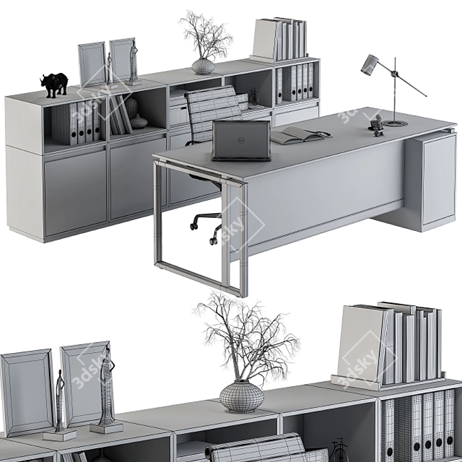 Executive Suite-Office Furniture 3D model image 5