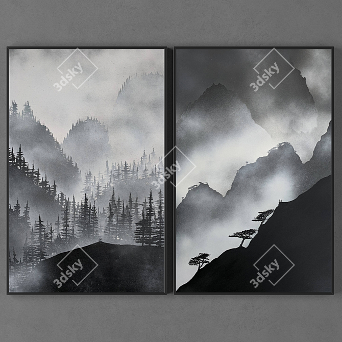 2 Frame Collection: Painting_802 3D model image 1