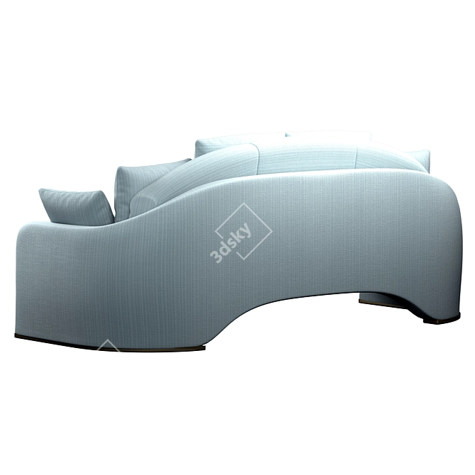 Timeless Elegance: Armani Casa Olsen Sofa 3D model image 4