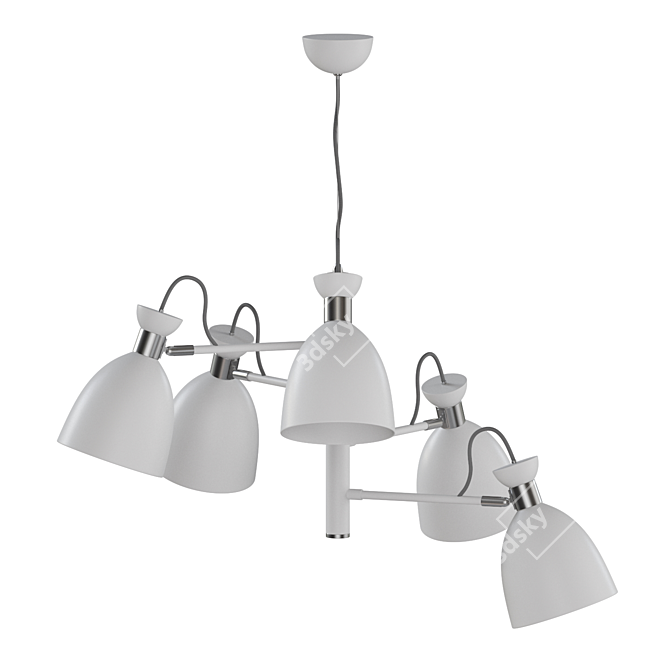 Modern Pendant Chandelier: Lampatron GENT 5 3D model image 2