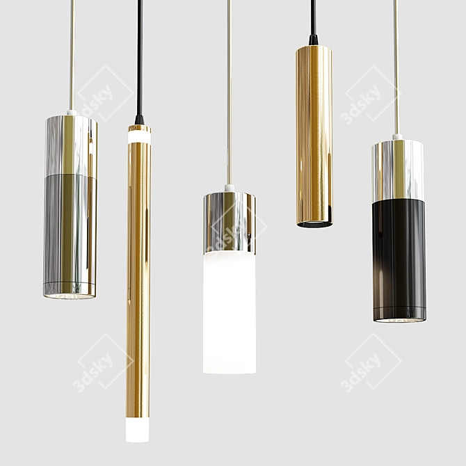 Maestro Topper Pendant Lights 3D model image 3