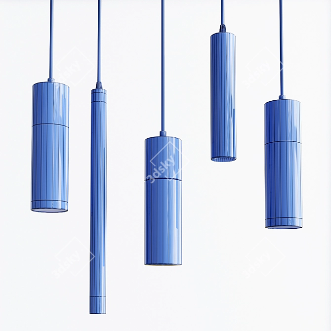 Maestro Topper Pendant Lights 3D model image 4