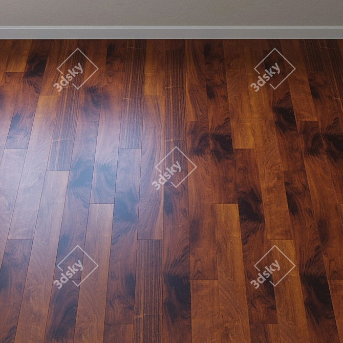 UPOFLOOR Merbau Parquet Board 3D model image 2