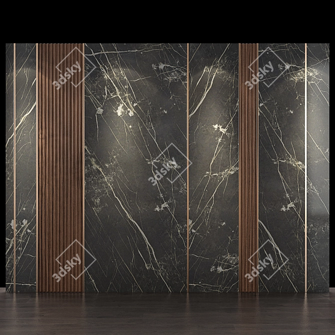 Sleek Panel 47: Modern Design 3D model image 1