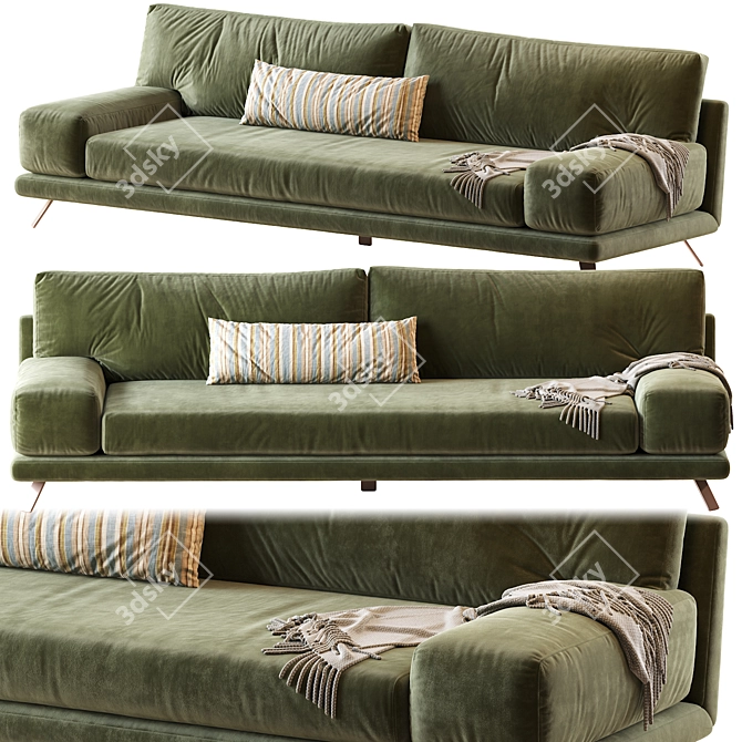 Modern and Stylish IAN Sofa 3D model image 1