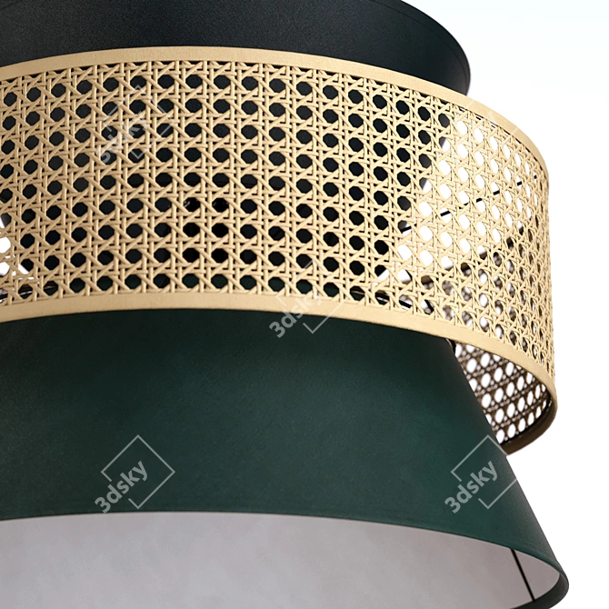 Wicker Lampshade for Dolkie Chandelier

Vintage-style Rattan Pendant 3D model image 4