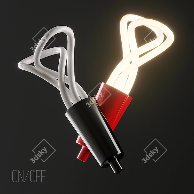 Stylish Drop Cap Pendant Set 3D model image 4