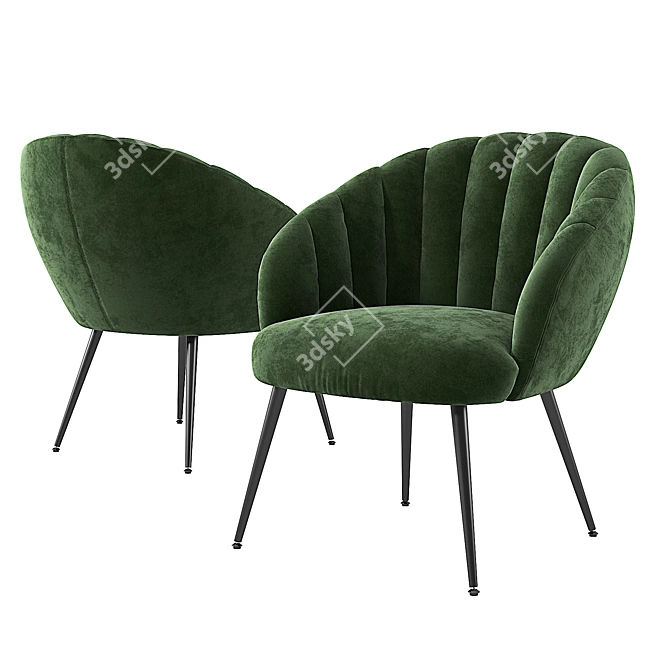 Daniella KAZA - Compact Sofa 3D model image 1
