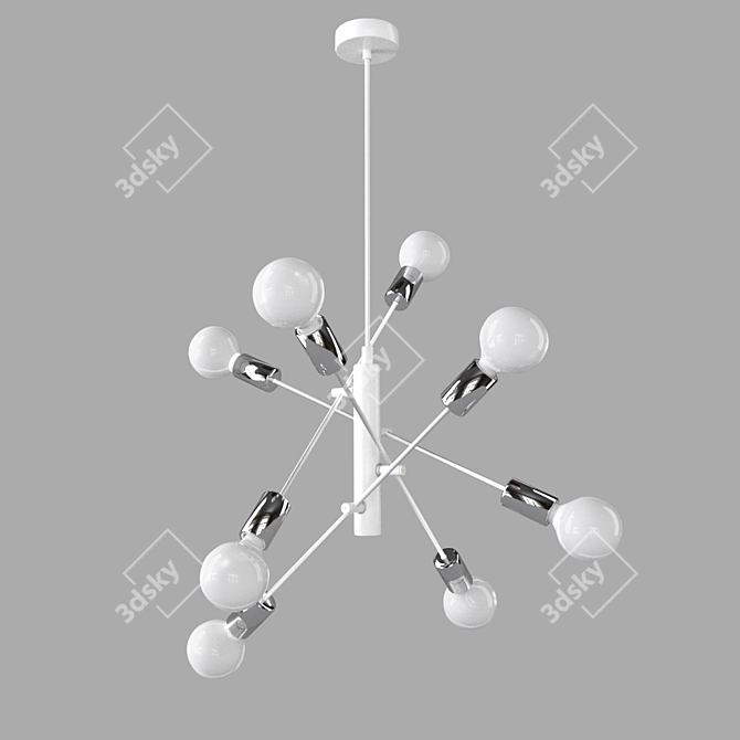 Elegant EGLO Chandelier 14900 3D model image 2