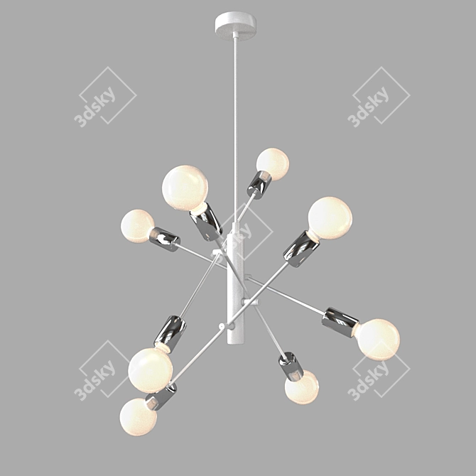Elegant EGLO Chandelier 14900 3D model image 3
