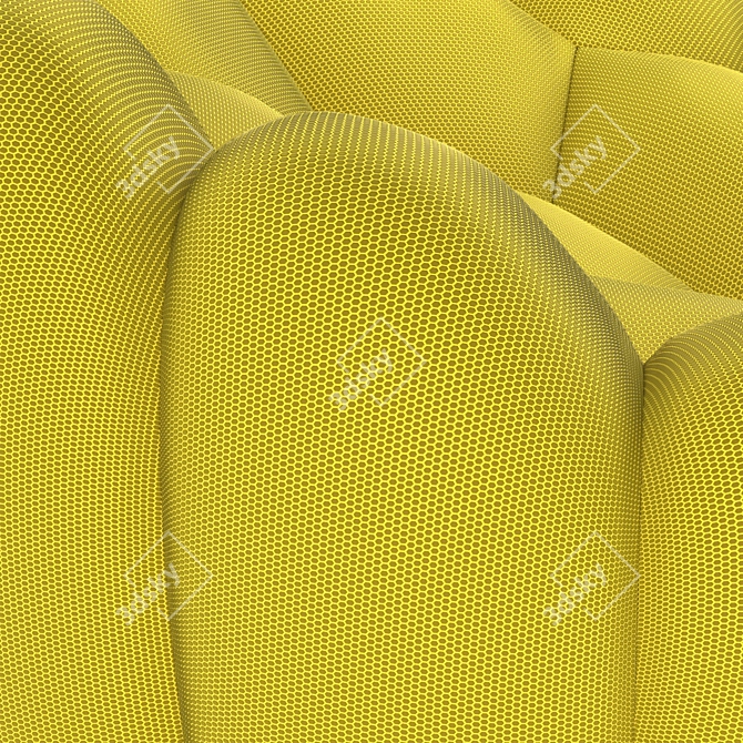 Luxury Comfort: Roche Bobois Bubble Armchair 3D model image 4