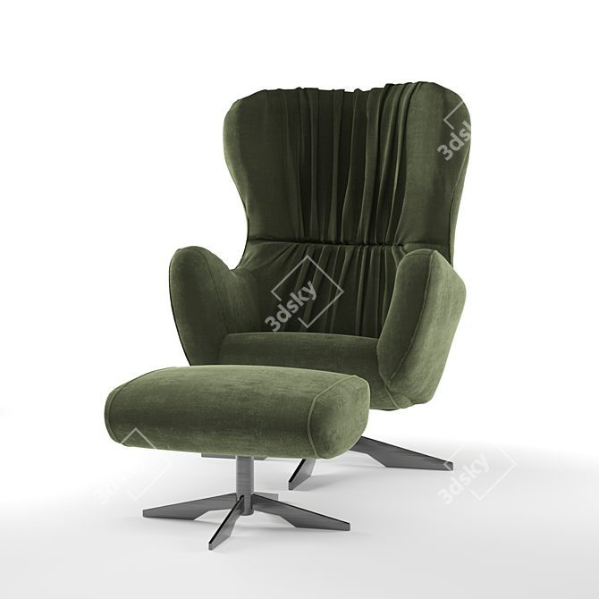 Corona Modern Armchair 3D model image 1