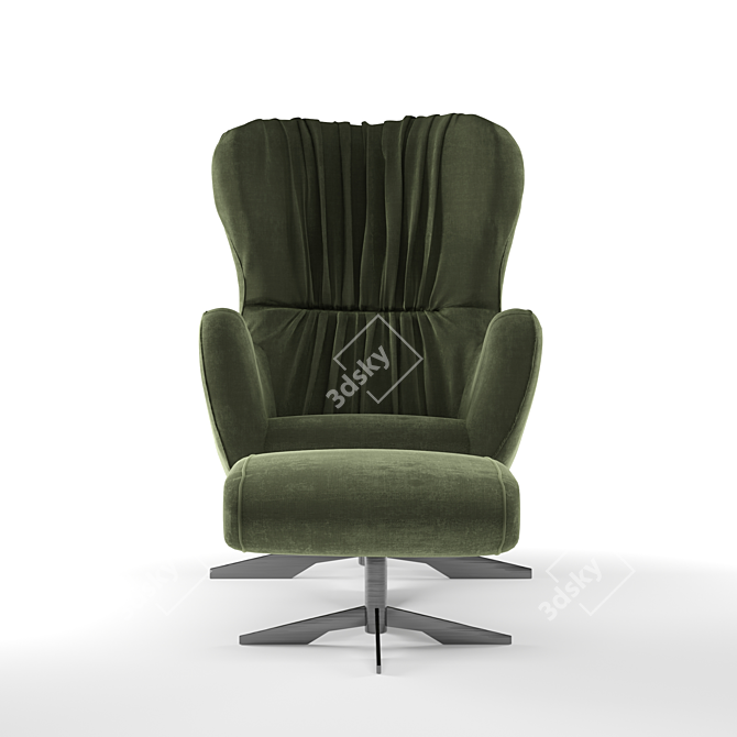 Corona Modern Armchair 3D model image 2