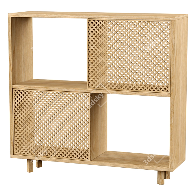 NaanFurniture | High sideboard

Title: Sleek Matte Sideboard 3D model image 1