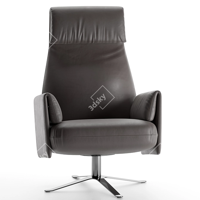 Alberta Senator: Ultimate Comfort Armchair 3D model image 2