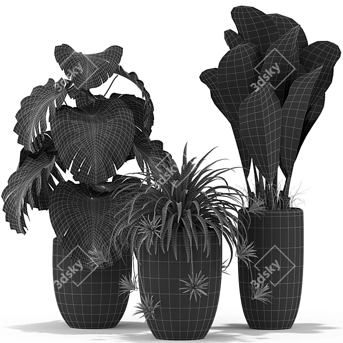 Botanical Bliss: 361 Plants 3D model image 4