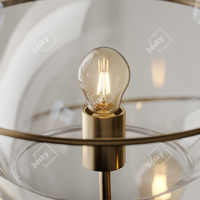 Lyndon Pendant: Timeless Elegance! 3D model image 3