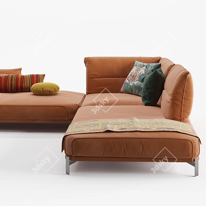 Cierre Up-Down Millimeter-Scaled Sofa 3D model image 3