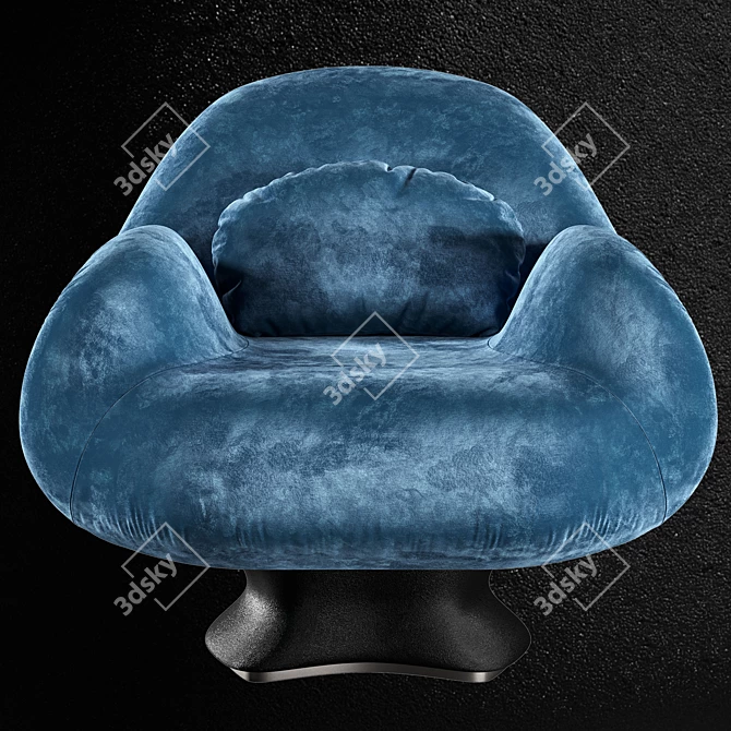 Sleek Lips Armchair | Modern Design 3D model image 3