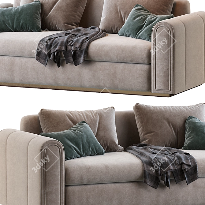 Luxurious Ludovica Mascheroni Sofa 3D model image 3