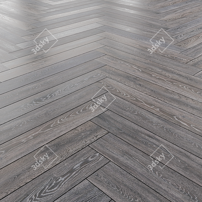 Versatile Laminate Flooring: Multiple Layouts & Textures 3D model image 4