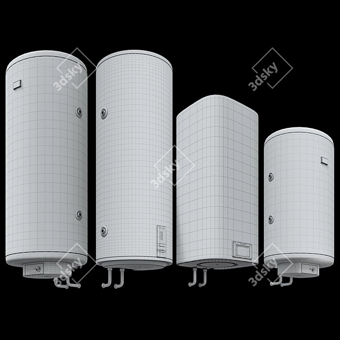 Title: Gorenje Water Heater Set 3D model image 5